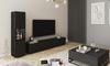 INOSIGN Wohnwand BERLIN I, (Komplett-Set, 2-St), moderne grifflose Mediawand Breite 220 cm, Vitrine mit Verglasung Bild 3