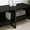 vidaXL TV-Schränk Schwarz Eichen-Optik 170,5 x 36 x 30,5 cm 886516 Bild 4
