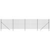 vidaXL Maschendrahtzaun Anthrazit 1,8x10 m Verzinkter Stahl 154197 Bild 2