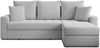 AX LIVING Karaman Schlafsofa mit Bettkasten Schlafsofa Hellgrau 238 cm Bild 5