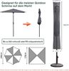 Sekey Schutzhülle für Ø 200 cm Sonnenschirm, Abdeckhauben für Sonnenschirm Grau Bild 2
