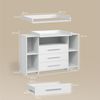 Livinity® Wickelkommode Torino, Weiß/Weiß, XL mit Schubladen Bild 3