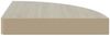 vidaXL Eck-Schweberegal Eichen-Optik und Weiß 35x35x3,8 cm MDF 326639 Bild 5