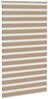 vidaXL Doppelrollo Sandbraun 120x230 cm Stoffbreite 115,9 cm Polyester 4014603 Bild 3
