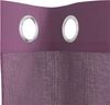 vidaXL Voile Vorhänge mit Ösen 2 Stk. Lila 140x140 cm 4102101 Bild 5
