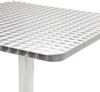 vidaXL Gartentisch Silbern 60x60x70 cm Aluminium 48715 Bild 4