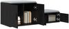 vidaXL Aufbewahrungsschrank 2 pcs Schwarz Eichen-Optik 866652 Bild 3