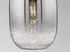 LED Hängelampe einflammig Lampenschirm Rauchglas Schwarz, Ø 20cm Bild 3