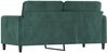 vidaXL 2-Sitzer-Sofa Dunkelgrün 140 cm Samt 359444 Bild 5