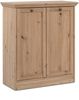 Kommode >Timber< 2 Türen, 2 Böden, Landhaus, in Artisan Eiche Dekor - 80x90x35cm (BxHxT) Bild 3