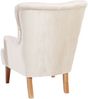 Sessel Kaiya Bezug Samtvelours Buche natur / creme 21228 Bild 5