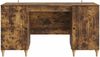 vidaXL Schreibtisch Geräucherte Eiche 142,5 x 50 x 75 cm Holzwerkstoff 3414581 Bild 4