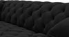 Sofa Designersofa NATALIE 2-Sitzer in Stoff Riviera Schwarz Bild 3