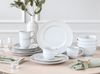 CreaTable Kombiservice Antique offwhite für 4 Personen, Steinzeug, sand (1 Set, 16-teilig) Bild 2