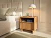MOEBLO Nachttisch LILIE S50 (in Eiche Caramel – moderner, minimalistischer Nachtkommode mit Schublade, Push-to-Open und Japandi Design, Nachttisch Nachtkommode Nachtschrank Nachtkonsole Beistelltisch Schlafzimmer, 2-St), (BxHxT): 50 x 51 x 39 cm Bild 2