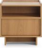 MOEBLO Nachttisch LILIE S50 (in Eiche Caramel – moderner, minimalistischer Nachtkommode mit Schublade, Push-to-Open und Japandi Design, Nachttisch Nachtkommode Nachtschrank Nachtkonsole Beistelltisch Schlafzimmer, 2-St), (BxHxT): 50 x 51 x 39 cm Bild 4