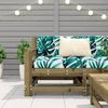 vidaXL Gartensofa mit Armlehne Kissen Kiefernholz Imprägniert 844924 Bild 3