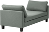 Chaiselongue ARCHIANE Stoff Grün Bild 4