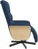 vidaXL Relaxsessel mit Fußteil Blau Stoff 356608 Bild 4