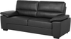 3-Sitzer Sofa Kunstleder schwarz VOGAR Bild 4