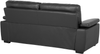 3-Sitzer Sofa Kunstleder schwarz VOGAR Bild 5