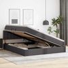 vidaXL Aufbewahrungsbett mit Matratze Grau 160 x 200 cm Kunstleder 3370403 Bild 4