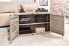 riess-ambiente Beistellschrank GLOBETROTTER 80cm greige - Metall, Aktenschrank, Flügeltüren, Riegel (Einzelartikel, 1-St) Industrial Container-Schrank - ideal für Wohn- & Schlafzimmer od. Flur Bild 4