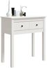 vidaXL Konsolentisch Weiß 70x35x75 cm Massivholz Kiefer 814610 Bild 4