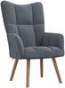 vidaXL Relaxsessel Dunkelgrau Samt [328052] Bild 2