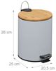Relaxdays Kosmetikeimer 5 Liter Bild 5