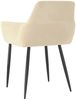 vidaXL Esszimmerstühle 2 Stk. Creme Samt [323113] Bild 5