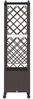 vidaXL Hochbeet mit Rankgitter und Dach Braun 122 x 40 x 144 cm PP 3423021 Bild 4