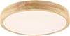Brilliant LED Deckenleuchte Moreen G81105/75 Badezimmer, Wohnzimmer, Küche, Arbeitszimmer, Schlafzimmer Metall/Holz/Kunststoff Outdoor, Indoor Decke braun - LED fest integriert Bild 2