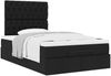 vidaXL Ottoman-Bett mit Matratze Schwarz 120x200 cm Stoff 3313232 Bild 5