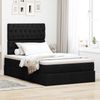 vidaXL Ottoman-Bett mit Matratze Schwarz 120x200 cm Stoff 3313232 Bild 3