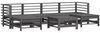 vidaXL 7-tlg. Garten-Lounge-Set mit Kissen Grau Massivholz 3185950 Bild 3
