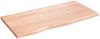 vidaXL Tischplatte Hellbraun 80x40x2 cm Massivholz Eiche Behandelt 3156353 Bild 2