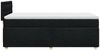 vidaXL Boxspringbett mit Matratze Schwarz Stoff 3286863 Bild 5
