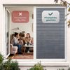 Sekey Plissee Plissee ohne Bohren Plissee für Fenster&Tür Lichtschutz Rollo Klemmfix, Faltrollo Mit oder ohne Bohren, Klemmfix, blickdicht, ohne Bohren, verspannt, Klemmfix, 40x100 cm Grau Bild 2