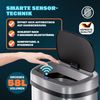 MONZANA® Sensor Mülleimer 58 L Wasserdicht Automatik Eckig Küche Abfalleimer Müllbehälter Edelstahl Bild 3