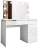 Lookway Schminktisch AURORA II ELITE mit Spiegel und Beleuchtung (1x Schreibtisch 1x Spiegel), Breite: 120 cm Bild 2