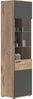 Vitrine Montery / Mason, Holzwerkstoff, Grau, Holzfarben, 57 x 200 x 37 cm Bild 5