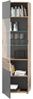 Vitrine Montery / Mason, Holzwerkstoff, Grau, Holzfarben, 57 x 200 x 37 cm Bild 3