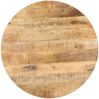 vidaXL Bistrotisch Rund Ø70x75 cm Raues Mangoholz 320267 Bild 3