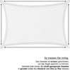 hanSe Sonnensegel Schattensegel Schattenspender Polyester Rechteck 2x4m Sand Bild 3