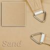 hanSe Sonnensegel Schattensegel Schattenspender Polyester Rechteck 2x4m Sand Bild 2