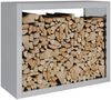 vidaXL Brennholzregal 100x40x80 cm Verzinkter Stahl 850980 Bild 3
