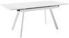 Kulissen-Esstisch >PARENZO< ausziehbar 180cm, weiß marmoriert, Keramik - 140/180x76x90cm (BxHxT) Bild 4