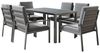 MeXo Gartenlounge-Set Gartenmöbel Set Aluminium Outdoor, (Garten-Essgruppe für 6 Personen, 7-tlg, mit Polywood Tisch & Auflagen), wetterfest für Terrasse & Garten Bild 4