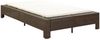 vidaXL 2-Personen-Sonnenliege mit Auflage Braun Poly Rattan 46239 Bild 2